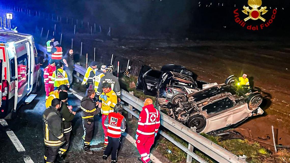 Tragedia sull'autostrada