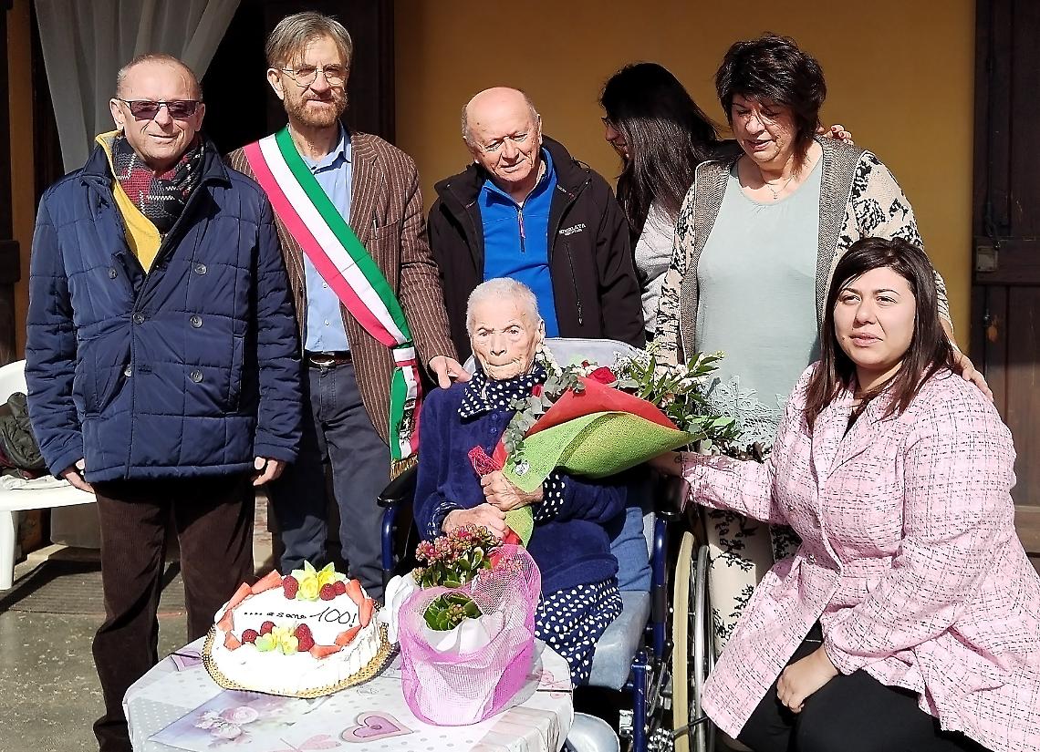 Mariuccia "dal giubin", un secolo di vita