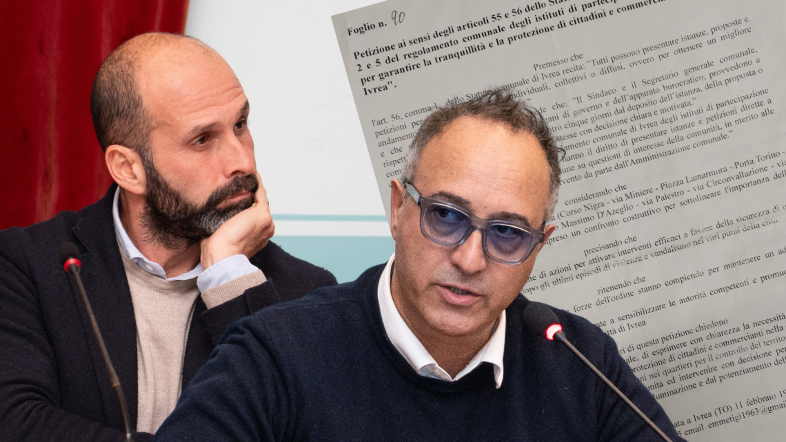 Duemila firme per salvare lacittà da furti, rapine e degrado