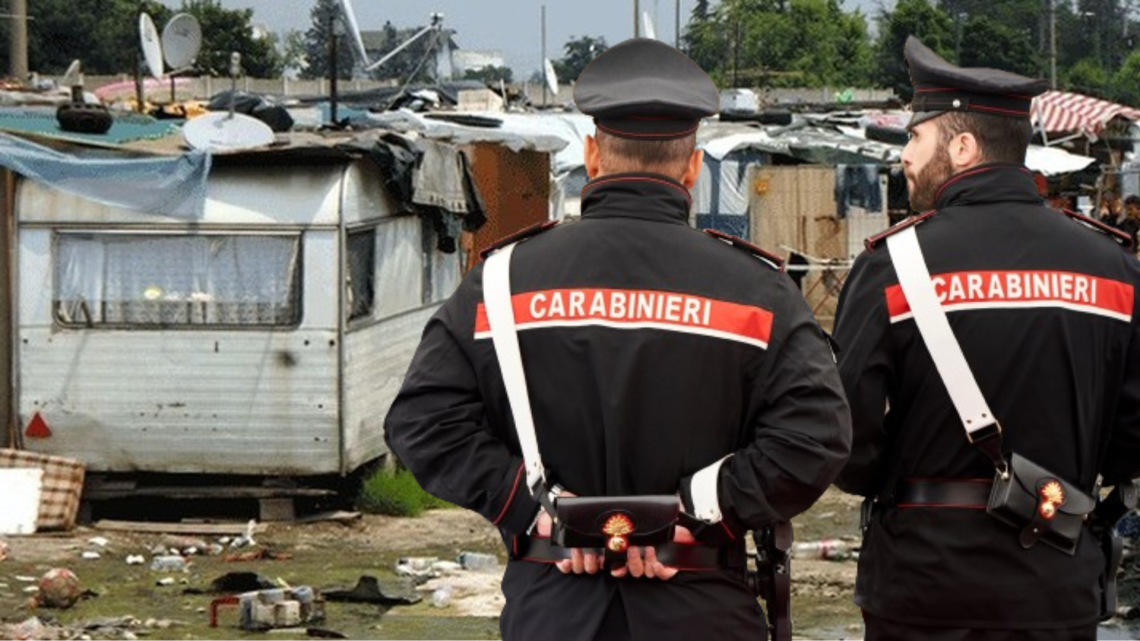 Diecimila euro di refurtiva dentro il campo nomadi. Il ritrovamento dei Carabinieri di Settimo Torinese