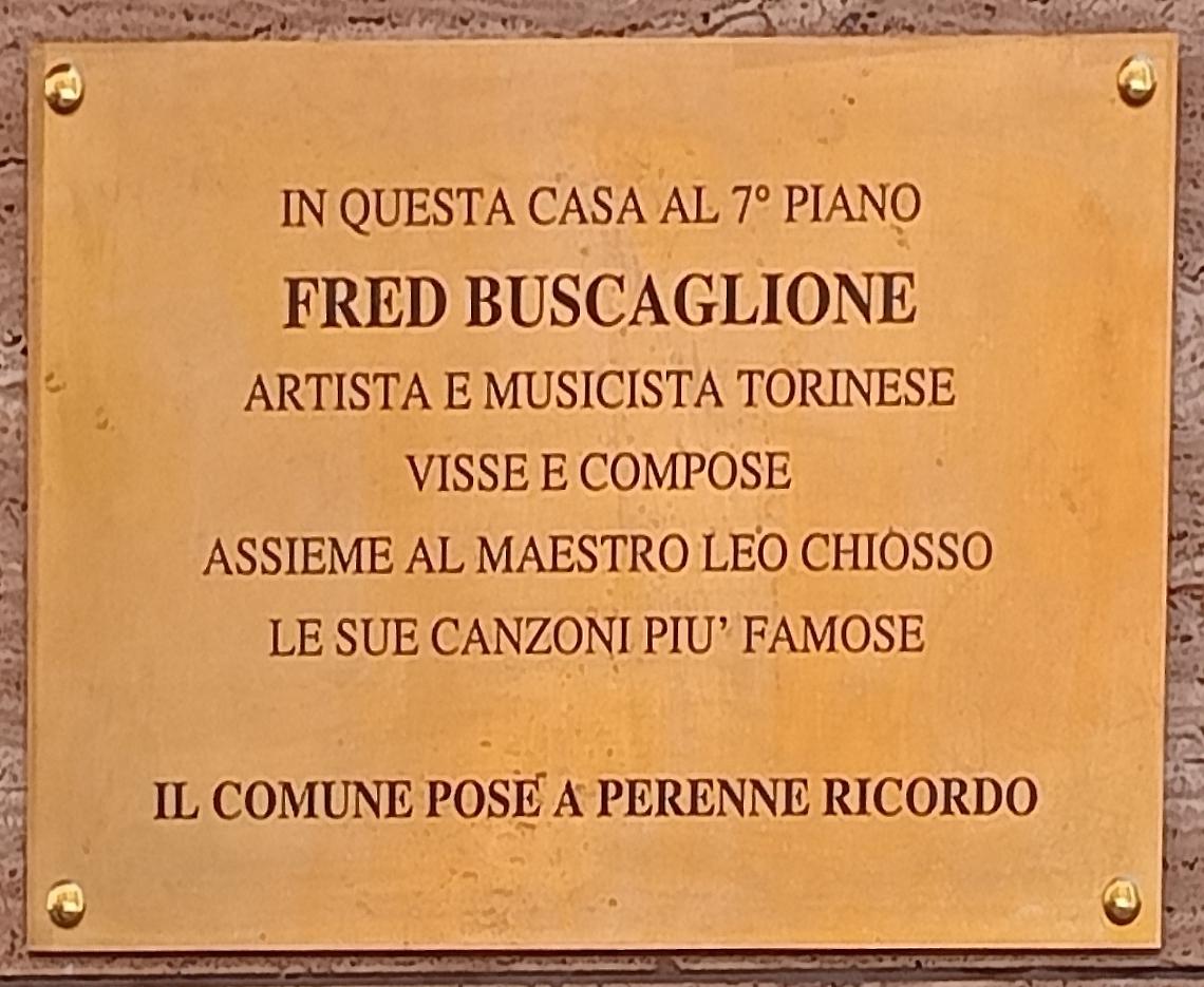 Una targa per Fred Buscaglione