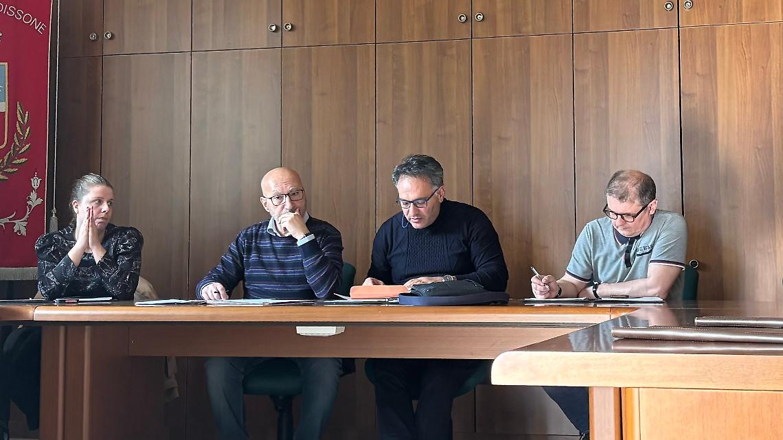 Il Consiglio di Rondissone con il sindaco