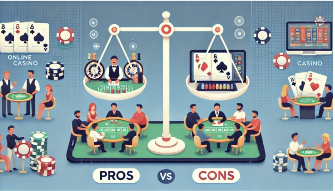 I vantaggi e gli svantaggi del gioco nei casinò online rispetto a quelli tradizionali