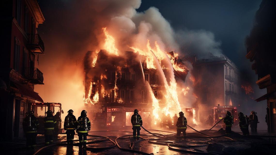 Notte di fuoco a Cuorgnè