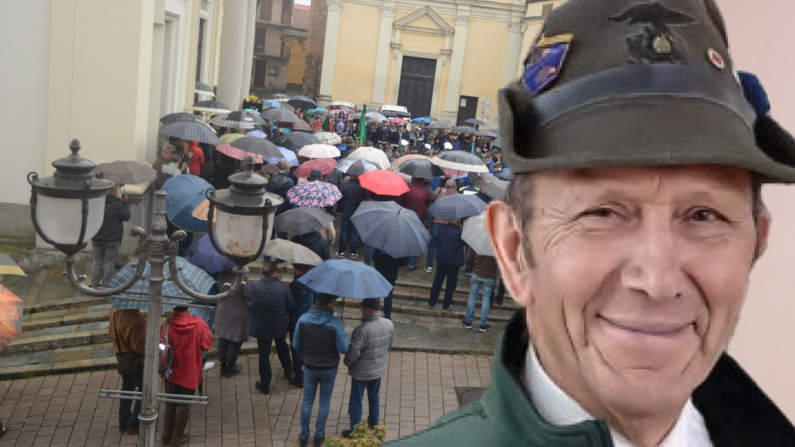 L’ultimo abbraccio sotto la pioggia: Settimo piange Giuseppe Valsania