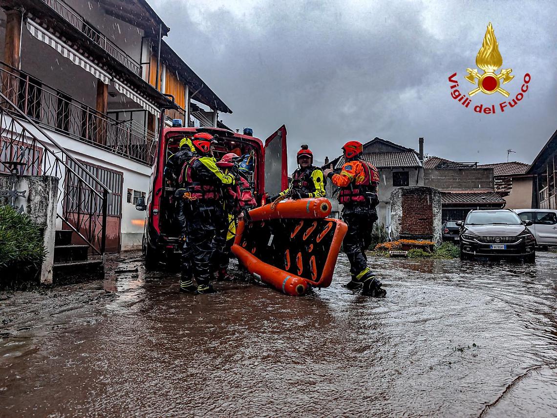 Vigili del Fuoco in azione