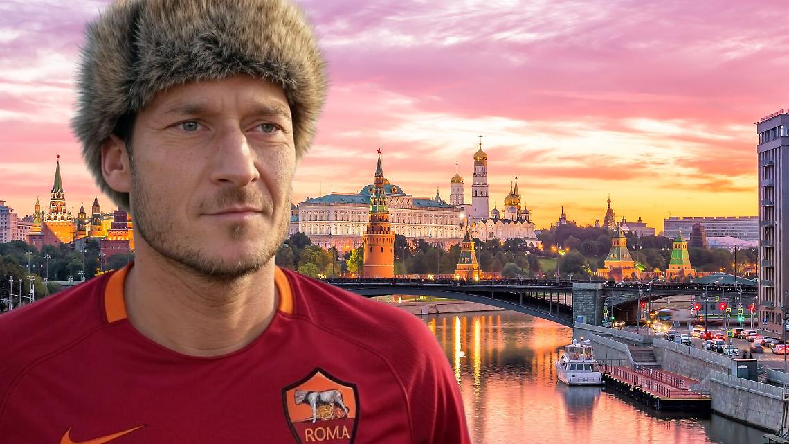 Francesco Totti a Mosca