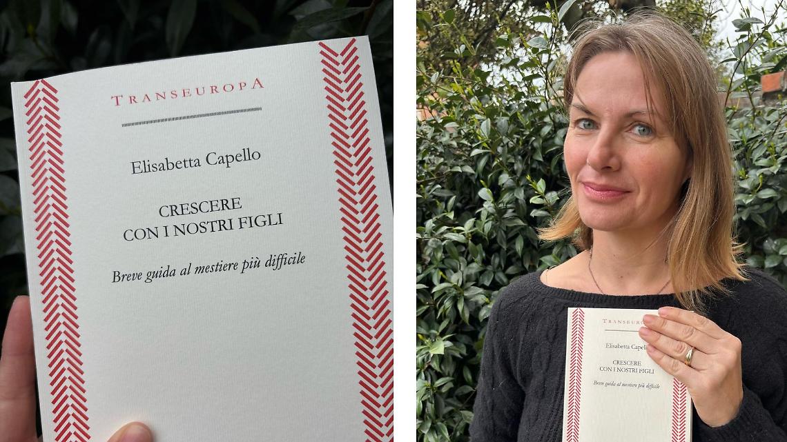 L'autrice, Elisabetta Capello, con il suo nuovo libro