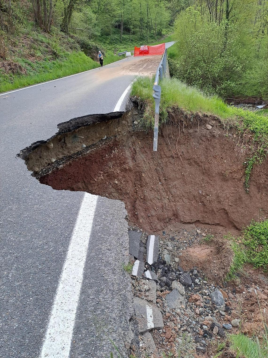 Frane e strade interrotte