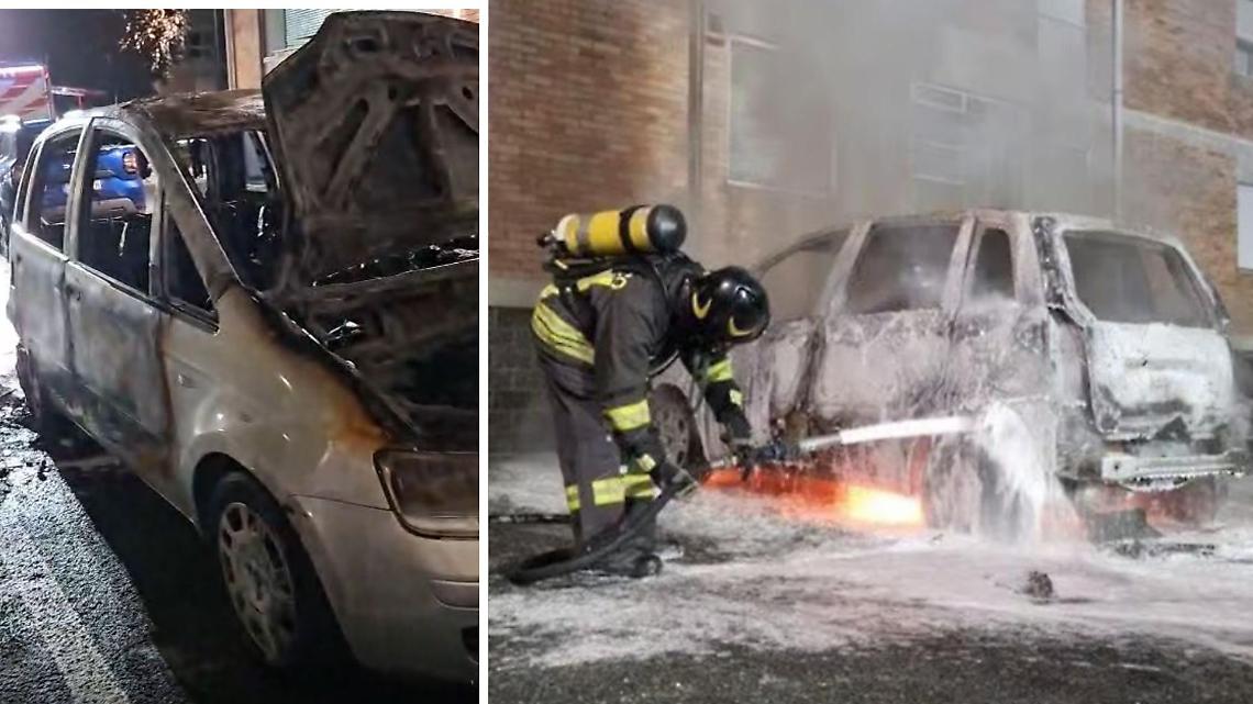 Automobile prende fuoco nella notte a Settimo Torinese. Cause in accertamento