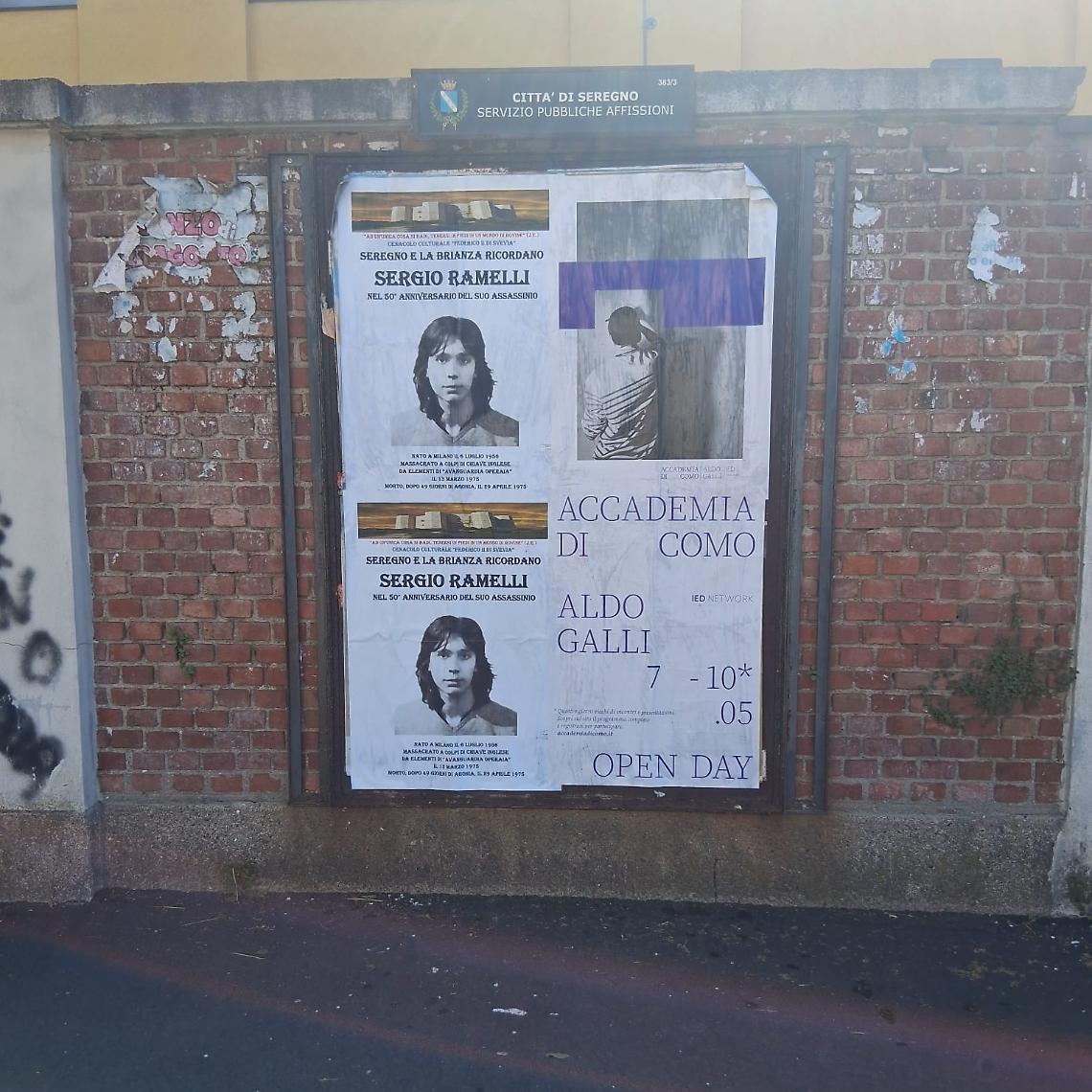 Torino, strappano il manifesto di Ramelli ma non cancellano la memoria