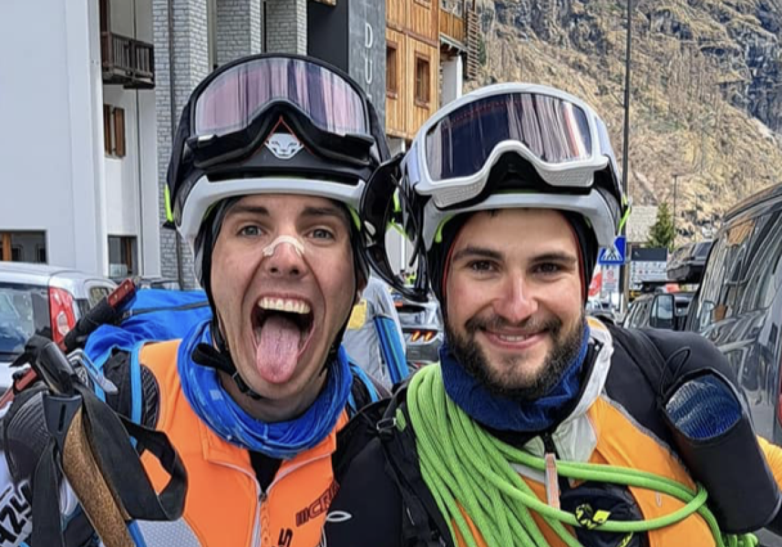 Dal respiro corto alla vetta del Mezzalama: l’impresa di Niki e Ivan tra i ghiacciai del Monte Rosa