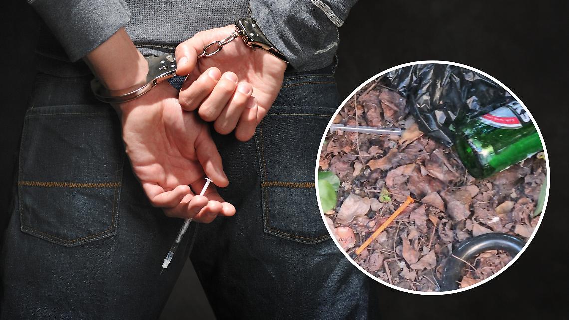 Degrado senza fine: siringhe tra i palazzi e i negozi. Chi si droga in piazza Garibaldi? (VIDEO)