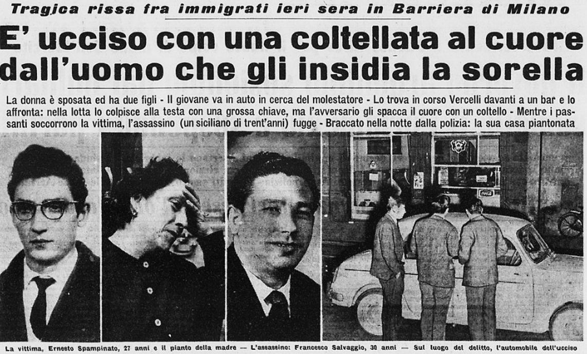 Morire per salvare l'onore della propria sorella.