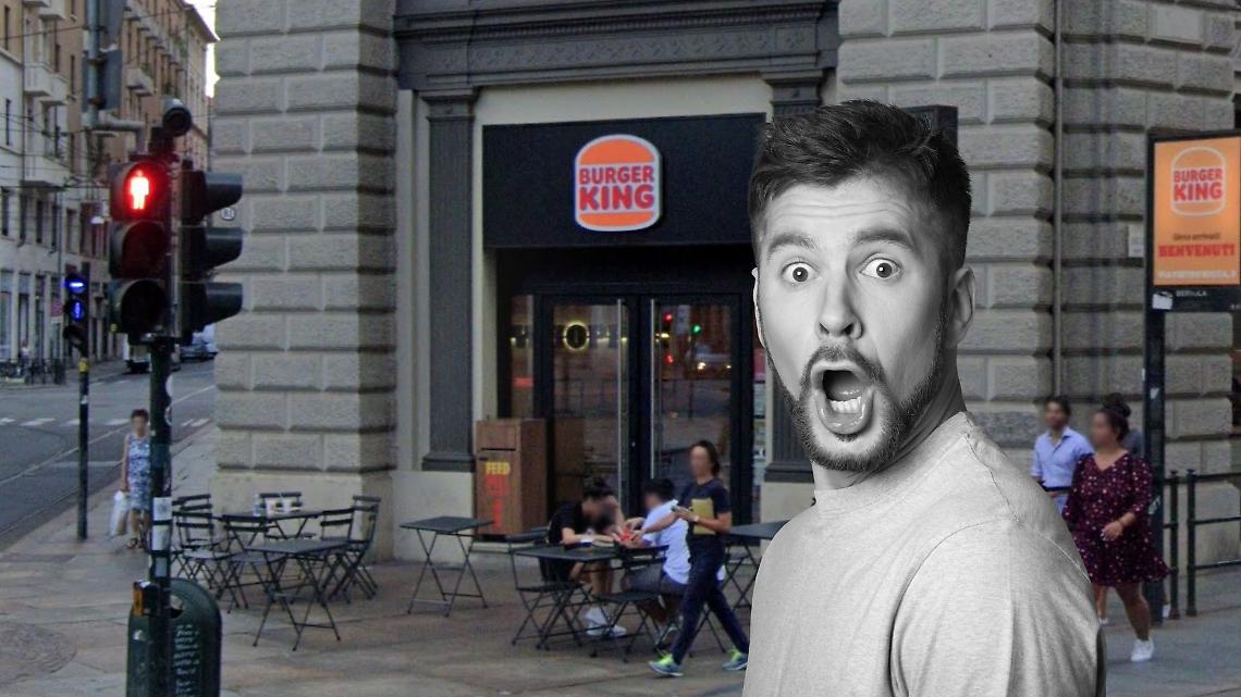 Colpo grosso al Burger King