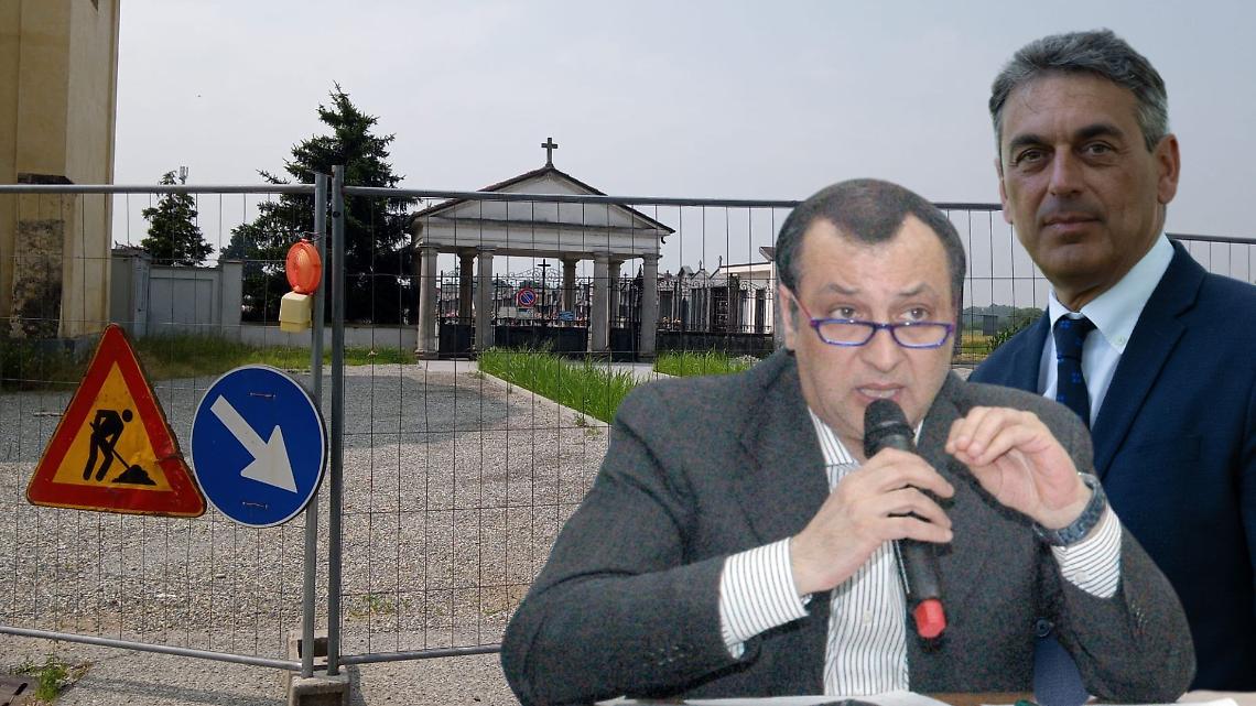Cimitero di Montanaro, lavori sospesi e polemiche: chi ha sbagliato?