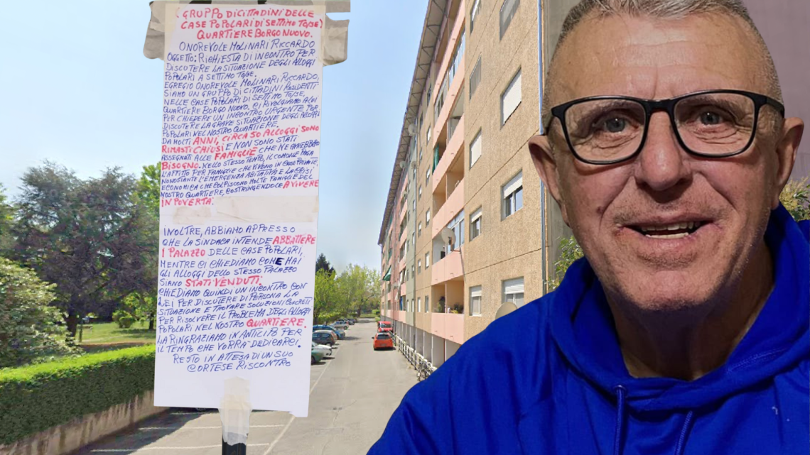 Poveri sì, scemi no. Le case popolari di Settimo Torinese chiedono aiuto all'onorevole Riccardo Molinari