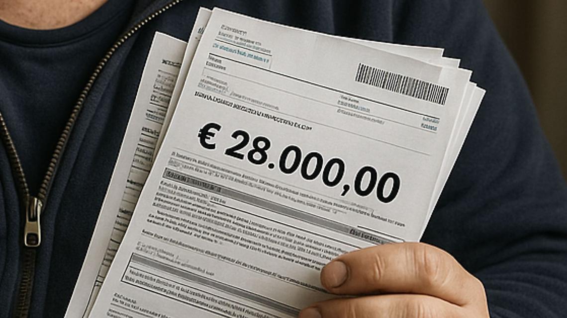 Multato per 28.000 euro
