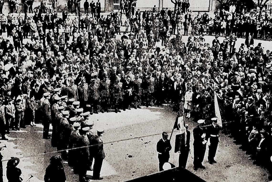 Settimo Torinese, 25 aprile 1965, nella piazza della Libertà