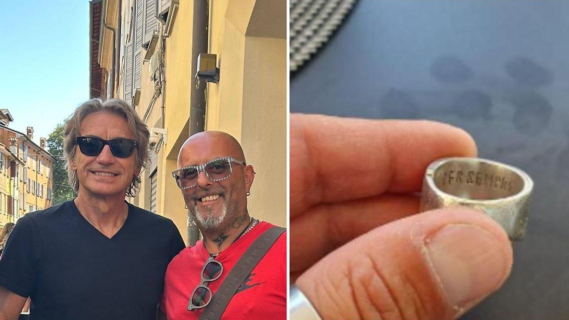 Ligabue perde l'anello al concerto