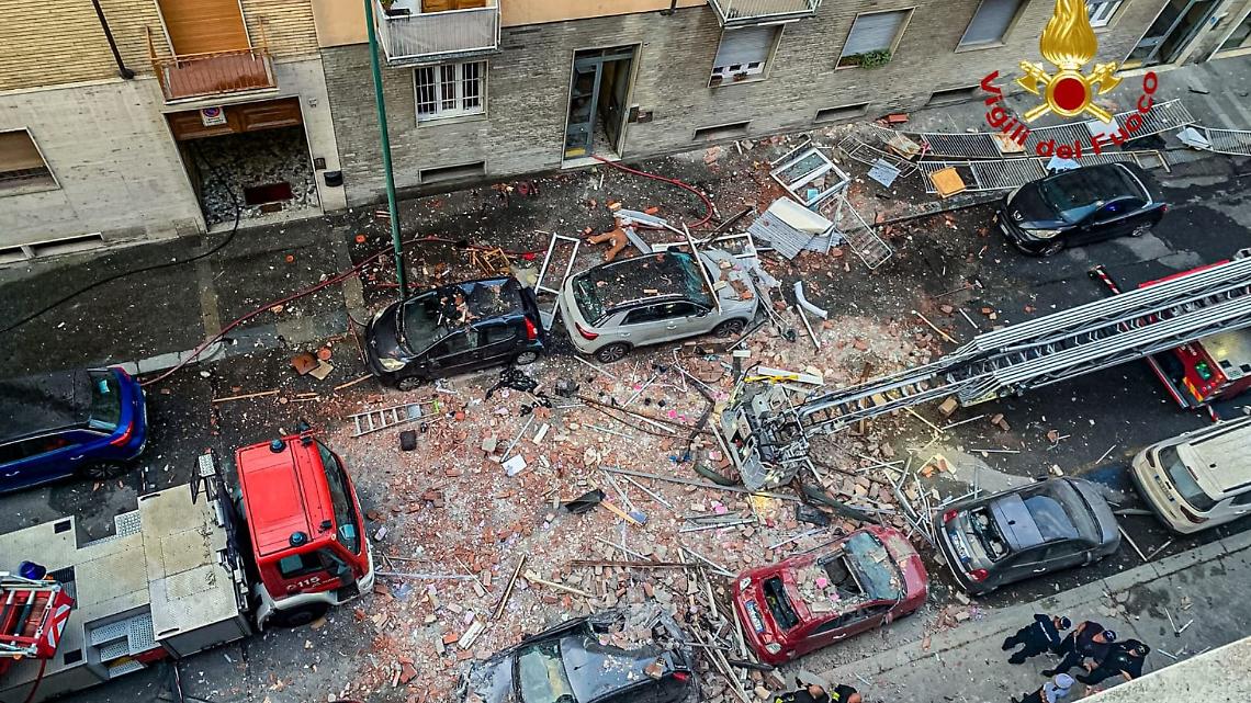 Esplosione in via Nizza