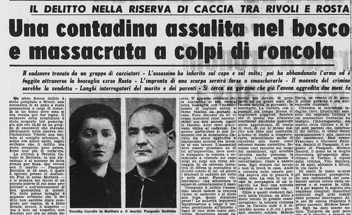 Morire per una fascina di legna. O forse no.
