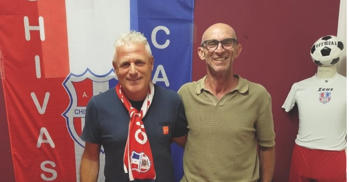 Andrea Mantegari e il direttore sportivo Giancarlo Rindone