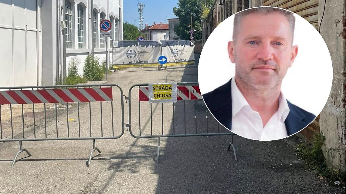 Cedimento stradale a Cuorgnè: via Trione chiusa fino a fine luglio
