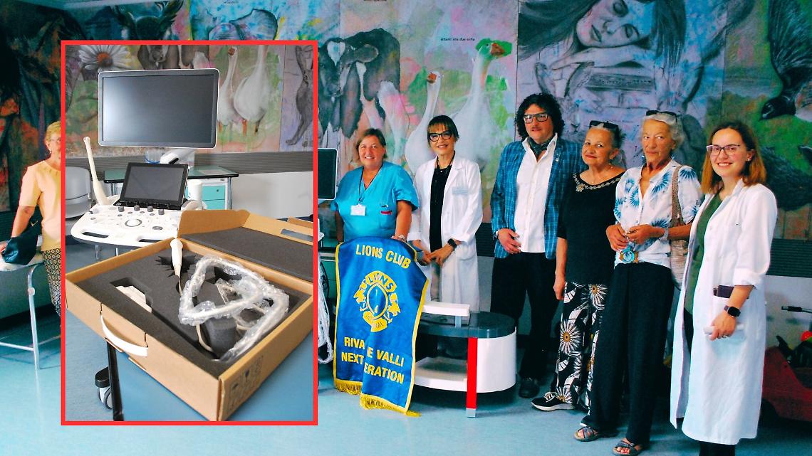 A Pinerolo una sonda hi-tech per neonati: un dono che salva vite