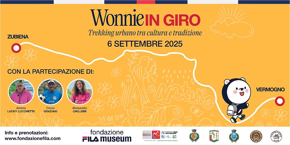 “Wonnie in giro” a Zubiena nel biellese: trekking culturale con Fondazione FILA Museum