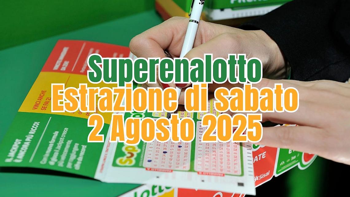 Estrazione Superenalotto: i numeri vincenti del 2 agosto regalano emozioni e un jackpot da sogno