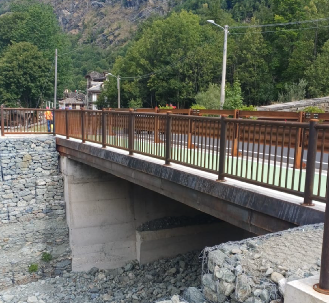 Nuovo ponte e pista ciclabile in Val di Lanzo: lavori terminati sulla SP32