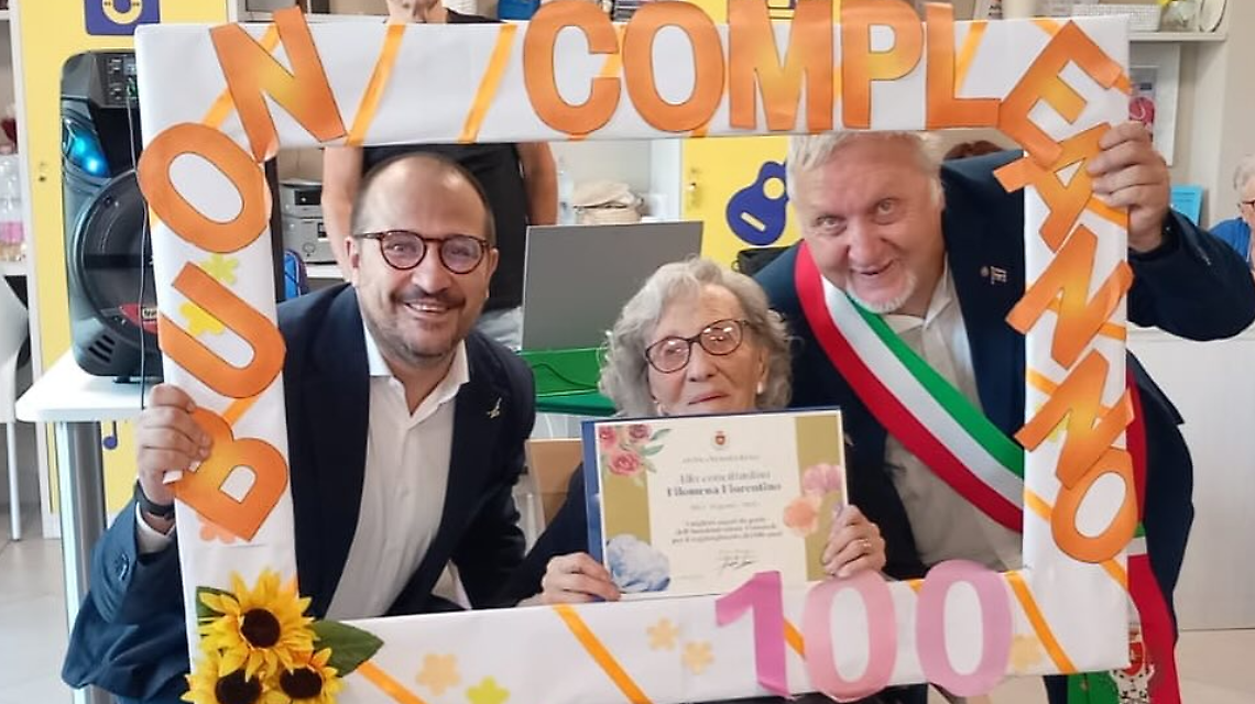Filomena Fiorentino compie 100 anni: Venaria celebra una vita di forza e dolcezza