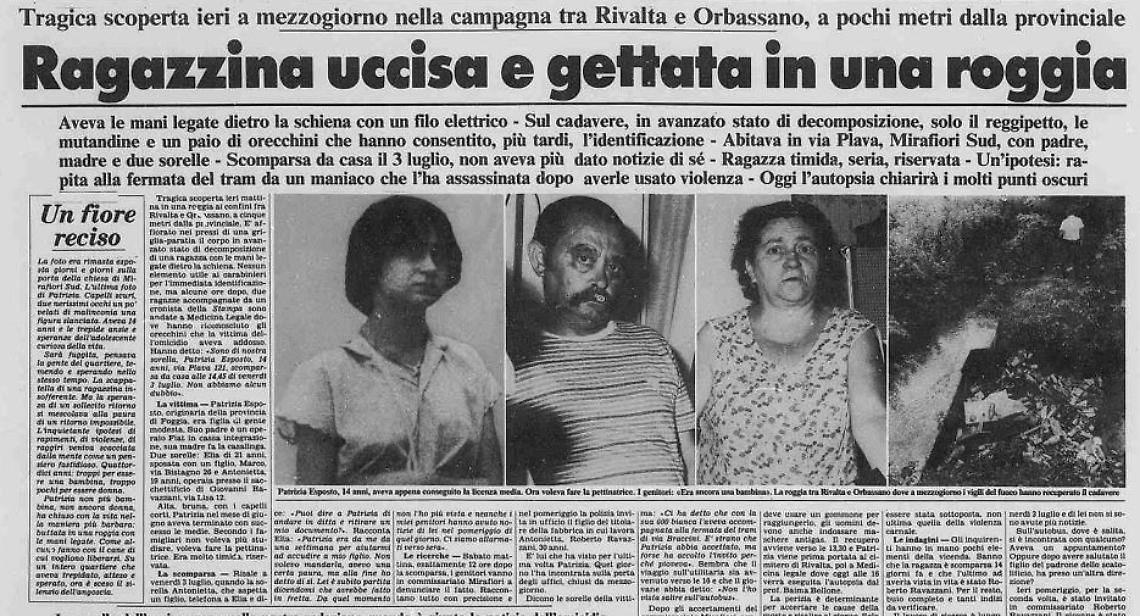 In un canale, l'incubo di una quattordicenne.