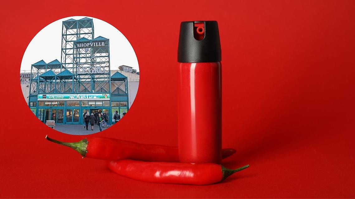 Spray urticante tra le vetrine: fuga del presunto ladro a Le Gru