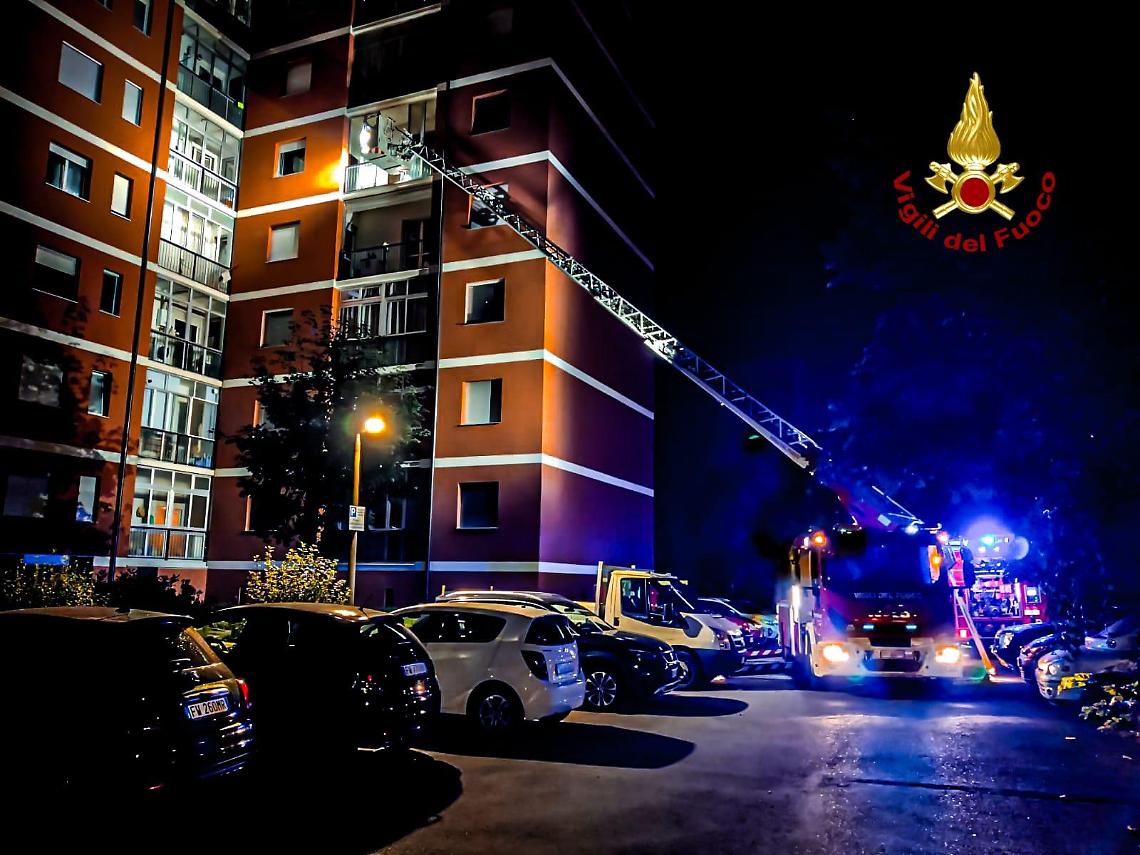 ULTIMA ORA. Incendio in un appartamento di via Quarello a Torino. C'è un morto