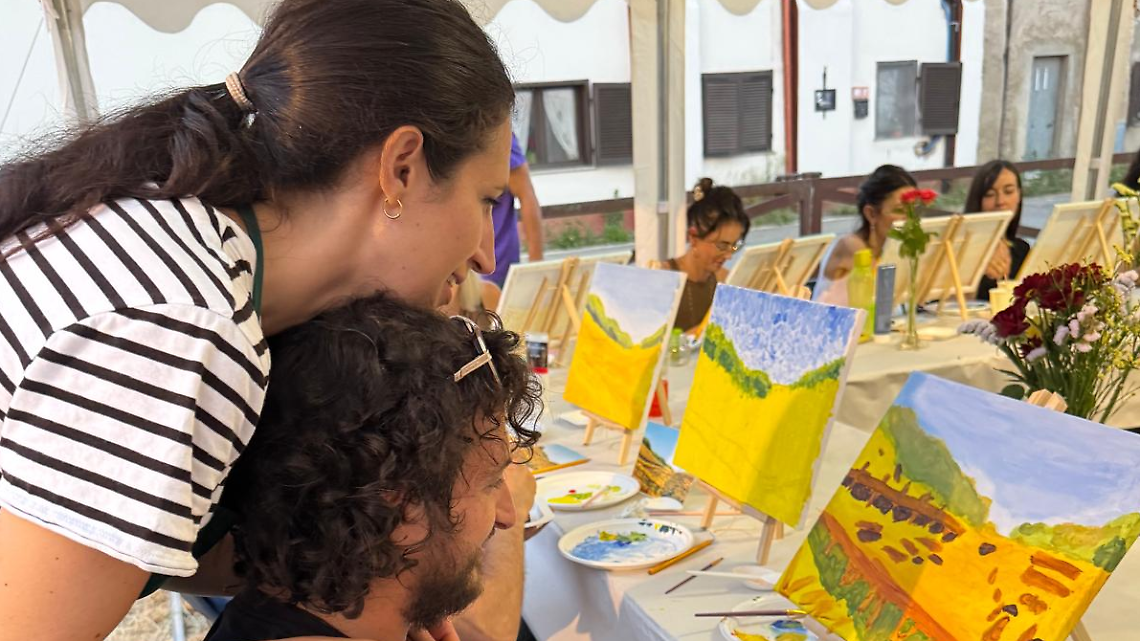 L'edizione precedente di "Paint and sip"