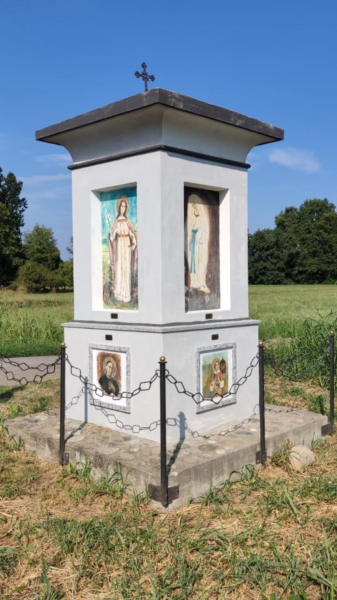 Il pilone recentemente restaurato