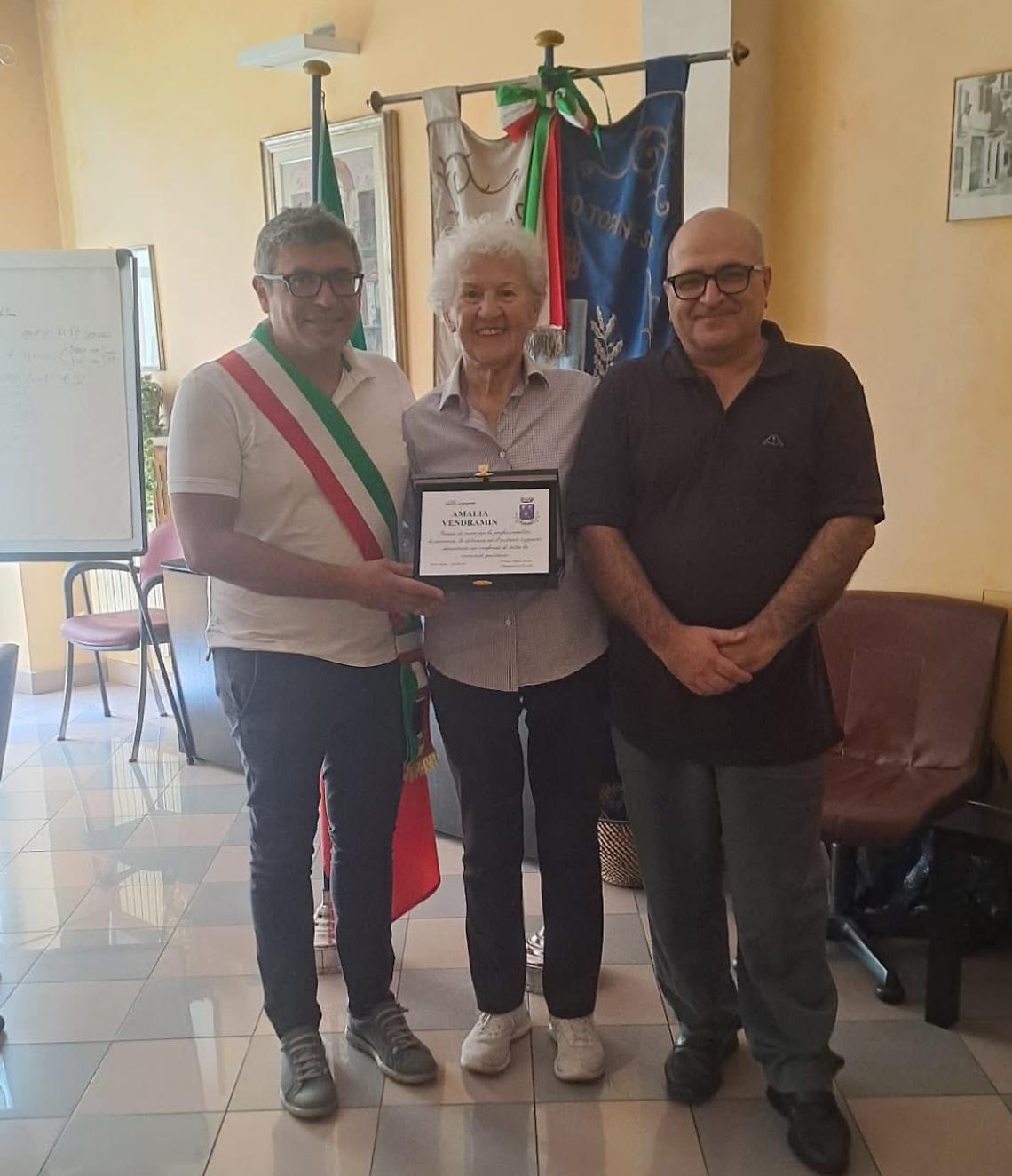 Gassino, una targa per Amalia