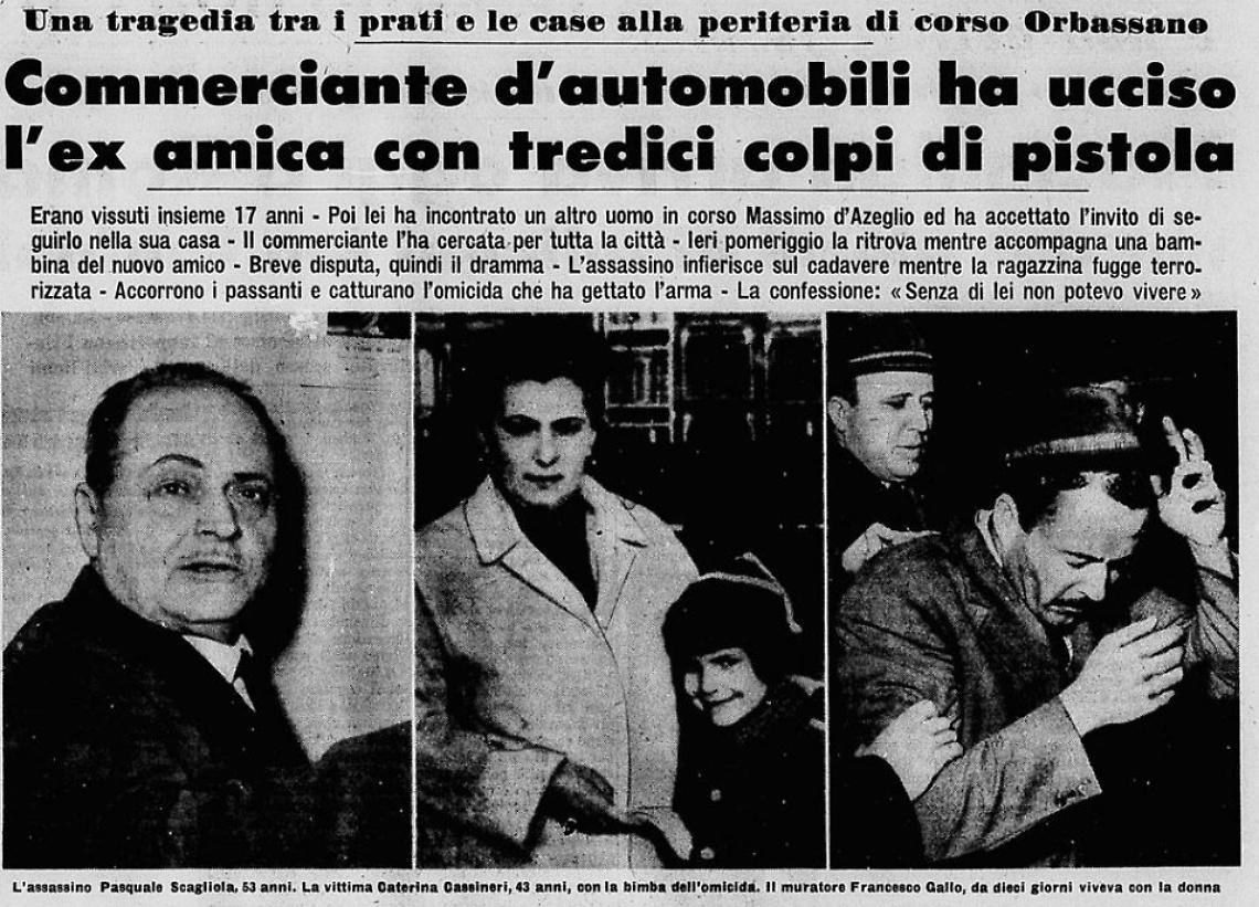 Quando finisce l'amore e inizia la tragedia.