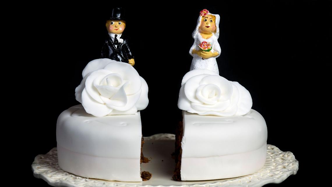 Divorzi in crescita in Piemonte