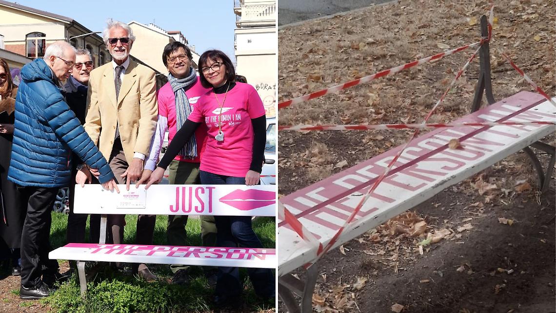 La panchina simbolo di inclusione a Torino