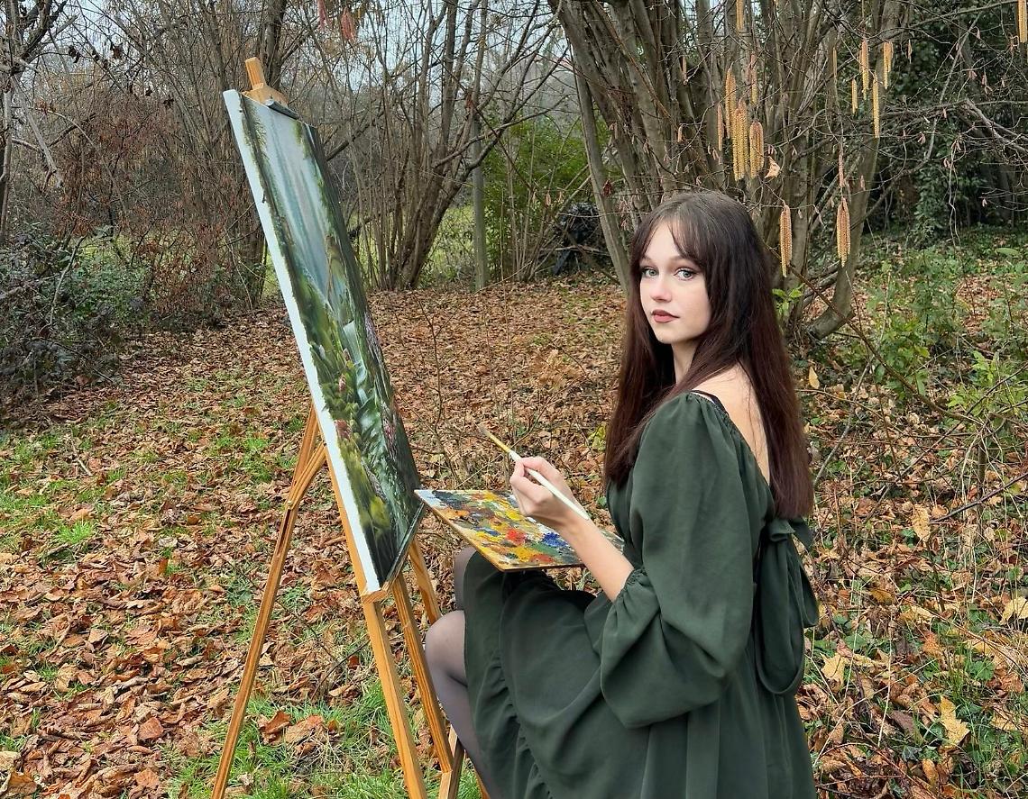 La pittrice canavesana 