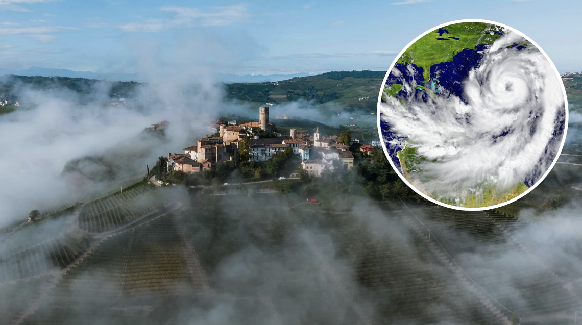 Il Piemonte è nella traiettoria di Erin