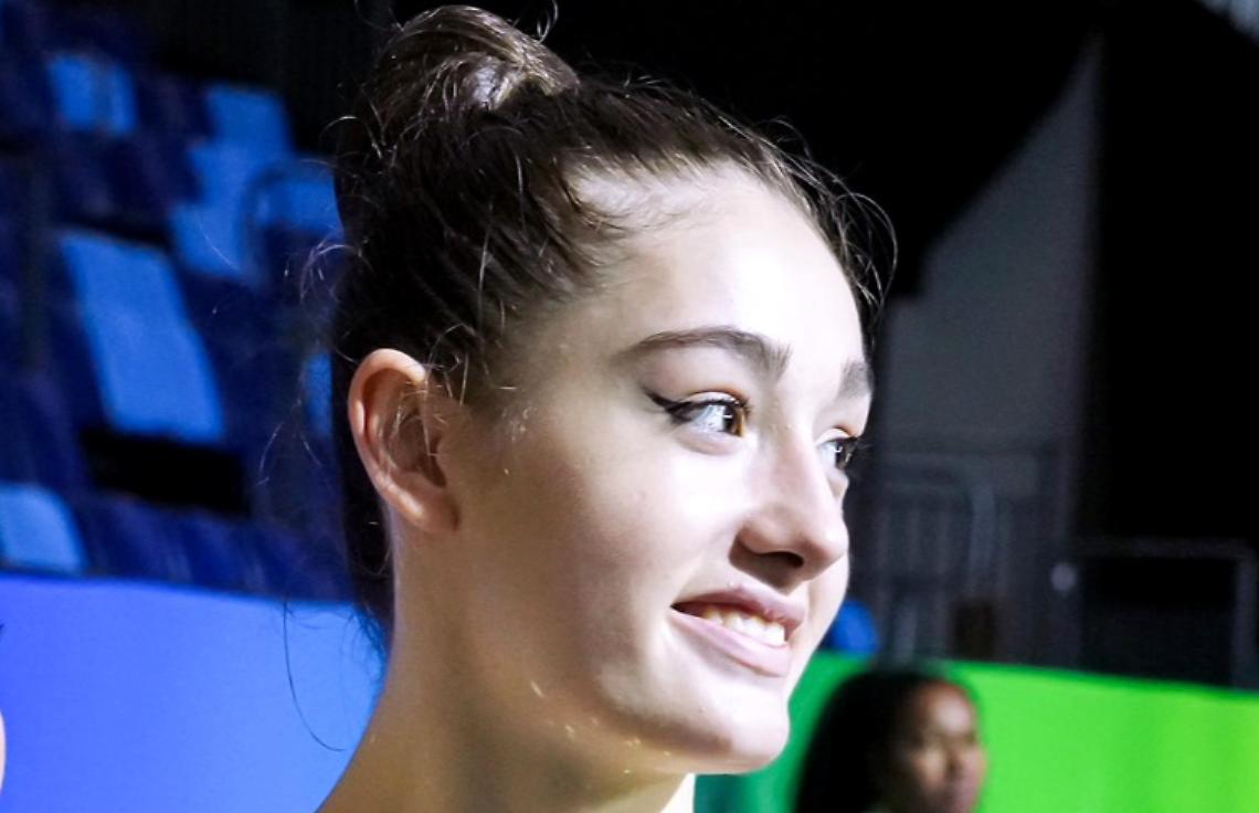 Laura Golfarelli Farfalle (FOTO SIMONE FERRARO / FEDERAZIONE GINNASTICA D'ITALIA)