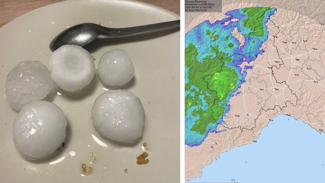 Foto dalla pagina facebook Centro Meteo Piemonte