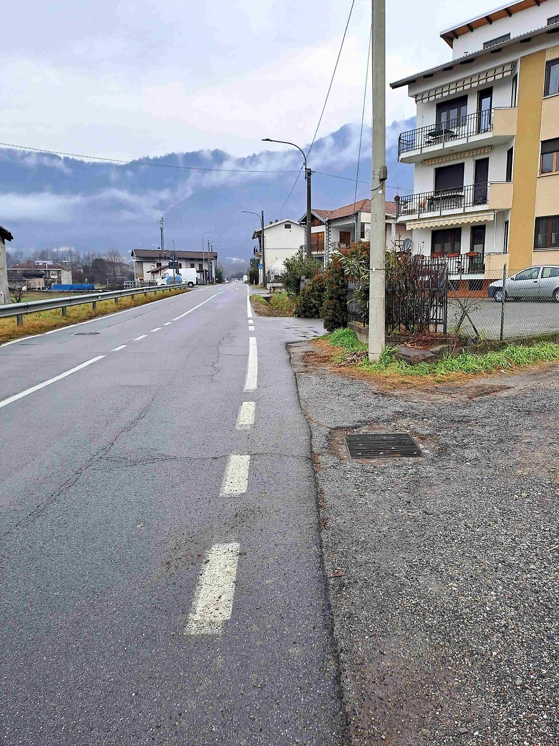 Lessolo, quasi 400 mila euro per un marciapiede di 360 metri sulla Provinciale 68