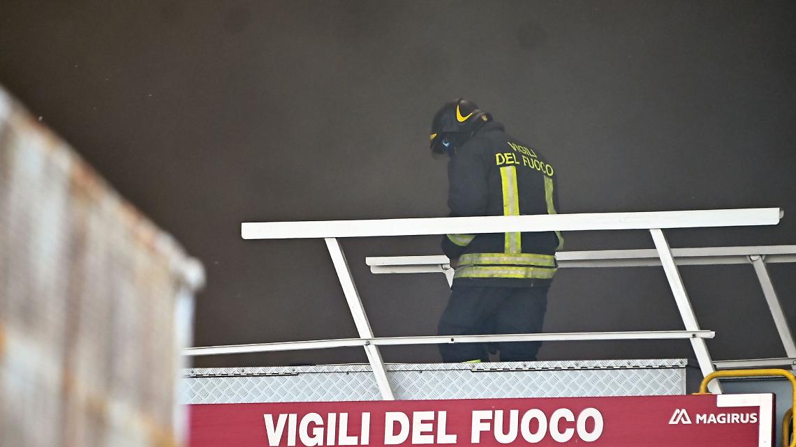 Incendio a Druento