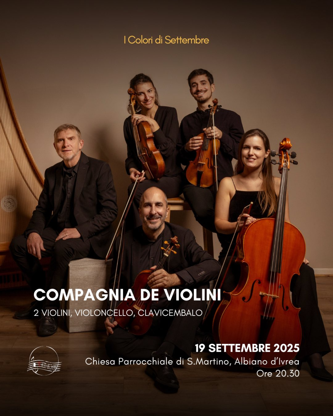 Quattro concerti per I Colori di Settembre: l’Anfiteatro Morenico si accende di musica e giovani talenti
