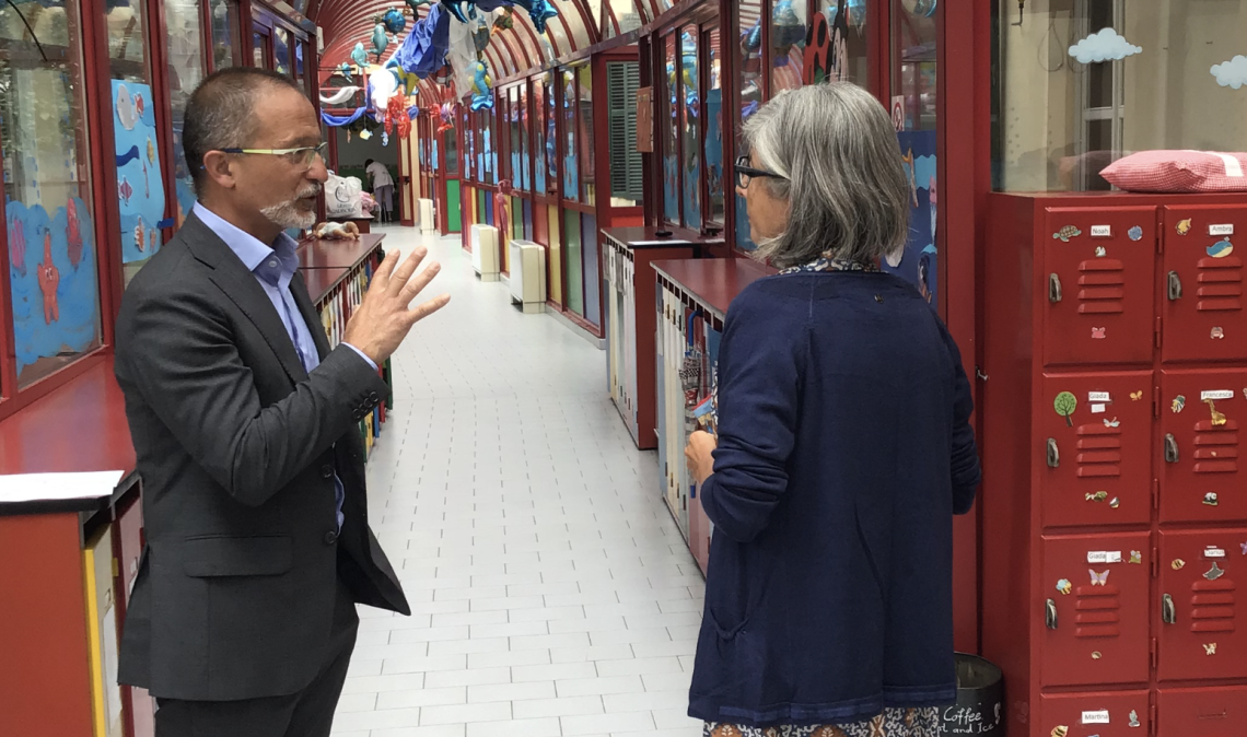 L'assessore Vignale in visita nelle scuole del Canavese